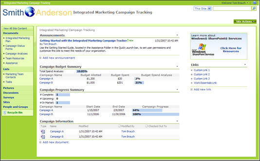 SharePoint 3 Hosting with FREE 40 SharePoint Templates